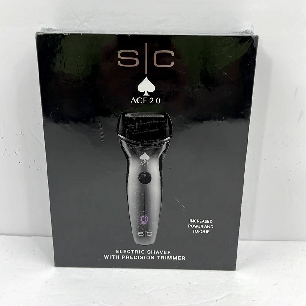 STYLE CRAFT ACE 2.0 WATERPROOF ELECTRIC SHAVER WITH PRECISION TRIMMER,WET OR DRY